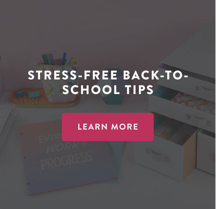 stress free back to school